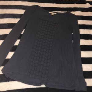 Navy Blue Long Sleeve Top👏🏻